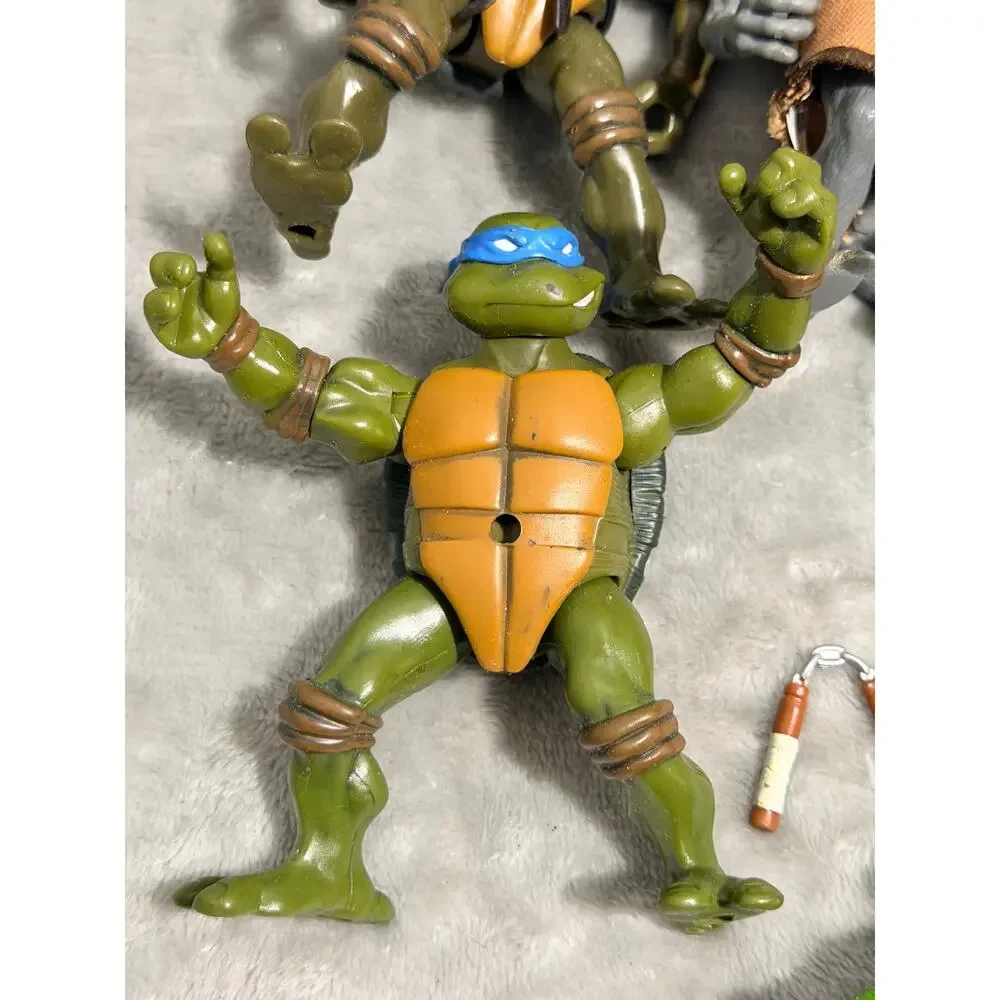 Vintage TMNT 2002 2003 Playmates Action Figure Lot - 8 Figures & Splinter